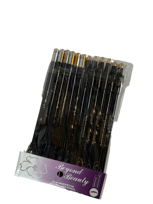 Eye Liner & Lip Liner Pencils Pieces No. 01 ( BLACK )