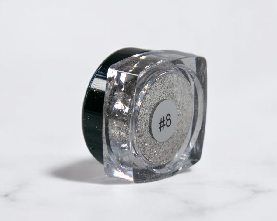 #8  Cool silver shimmer