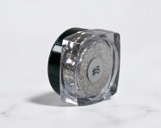 #8  Cool silver shimmer