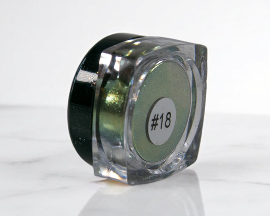 #18  Olive green shimmer